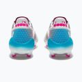 Ghete de fotbal Diadora Brasil Elite Veloce GR ITA LPX pentru bărbați, alb/roz fluo/albastru fluo 12