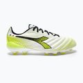 Ghete de fotbal Diadora Brasil Elite Tech GR ITA LPX pentru bărbați, alb/negru/galben-fluo 11