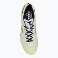Ghete de fotbal Diadora Brasil Elite Tech GR ITA LPX pentru bărbați, alb/negru/galben-fluo 6