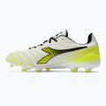 Ghete de fotbal Diadora Brasil Elite Tech GR ITA LPX pentru bărbați, alb/negru/galben-fluo 10