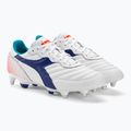Ghete de fotbal pentru bărbați Diadora Brasil GR LT+ MPH alb/marin 4