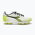 Ghete de fotbal pentru copii Diadora Brasil Elite GR LT LPU Y alb/negru/galben-fluo 11