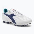 Cizme de fotbal pentru copii Diadora Brasil 2 R LPU JR alb/marin