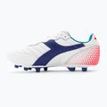 Cizme de fotbal pentru bărbați Diadora Brasil GR LT+ MDPU alb/marin 10
