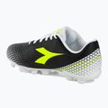 Ghete de fotbal pentru copii Diadora Pichichi 6 MD JR negru/galben fluo/alb 3