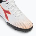 Încălțăminte de fotbal pentru bărbați Diadora Pichichi 7 TFR white/chili pepper/russet orange 7