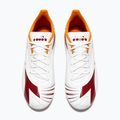 Încălțăminte de fotbal pentru bărbați Diadora Maximus Elite R LPU white/chili pepper/russet orange 10