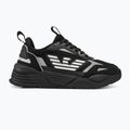 EA7 Emporio Armani Ace Runner triplu negru/argintiu pantofi Emporio Armani Ace Runner triplu negru/argintiu 2