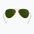 Ochelari de soare Ray-Ban Aviator Classic matt gold/blue polarized 5