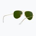 Ochelari de soare Ray-Ban Aviator Classic matt gold/blue polarized 6