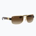 Ochelari de soare Ray-Ban RB3522 arista gold/brown