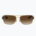 Ochelari de soare Ray-Ban RB3522 arista gold/brown 2