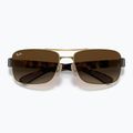 Ochelari de soare Ray-Ban RB3522 arista gold/brown 3