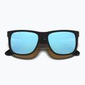 Ochelari de soare Ray-Ban Justin Classic matt black gum/blue mirror 3