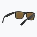 Ochelari de soare Ray-Ban Justin Classic matt black gum/blue mirror 6