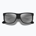 Ochelari de soare Ray-Ban Justin Classic matt black/silver grey mirror 3