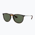 Ochelari de soare Ray-Ban Erika Classic light havana/green g-15 4