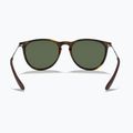 Ochelari de soare Ray-Ban Erika Classic light havana/green g-15 5