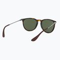 Ochelari de soare Ray-Ban Erika Classic light havana/green g-15 6