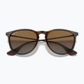 Ochelari de soare Ray-Ban Erika Classic light havana/brown polarized 3