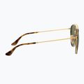 Ochelari de soare Ray-Ban Round Double Bridge arista gold/green g-15 7
