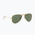Ochelari de soare pentru copii Ray-Ban Aviator arista gold/dark green