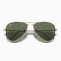 Ochelari de soare pentru copii Ray-Ban Aviator arista gold/dark green 3
