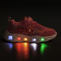 Încălțăminte pentru copii Champion Funfair Print G PS Low Cut blue burgundy/flash/fluorescent pink 8