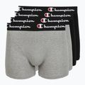 Boxeri pentru bărbați Champion Trunk Knit oxford grey melange/oxford grey melange/black