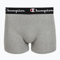 Boxeri pentru bărbați Champion Trunk Knit oxford grey melange/oxford grey melange/black 3