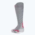 Șosete de schi pentru femei UYN Ski Touring silver/fuchsia 2