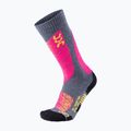 Șosete de schi pentru femei UYN Ski All Mountain medium gray melange/pink