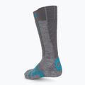 Șosete de schi pentru femei UYN Ski Comfort Fit grey/turquoise 2