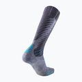 Șosete de schi pentru femei UYN Ski Comfort Fit grey/turquoise 5