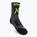 Șosete de ciclism pentru bărbați UYN MTB anthracite/yellow fluo
