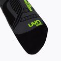 Șosete de ciclism pentru bărbați UYN MTB anthracite/yellow fluo 3
