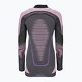 Hanorac termic pentru femei UYN Evolutyon UW Shirt Turtle Neck anthracite melange/raspberry/purple 2