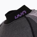 Hanorac termic pentru femei UYN Evolutyon UW Shirt Turtle Neck anthracite melange/raspberry/purple 4