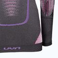 Hanorac termic pentru femei UYN Evolutyon UW Shirt Turtle Neck anthracite melange/raspberry/purple 5