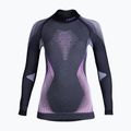 Hanorac termic pentru femei UYN Evolutyon UW Shirt Turtle Neck anthracite melange/raspberry/purple 6