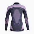 Hanorac termic pentru femei UYN Evolutyon UW Shirt Turtle Neck anthracite melange/raspberry/purple 7