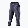 Pantaloni termoactivi pentru femei UYN Evolutyon UW Medium anthracite melange/raspberry/purple 6