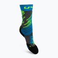 Șosete de schi pentru copii UYN Ski Junior medium grey melange/turquoise