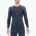 Hanorac termic pentru bărbați UYN Resilyon UW Shirt Round Neck dark blue/yellow 6