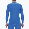 Hanorac termic pentru bărbați UYN Evolutyon UW Shirt blue/blue/orange shiny 5