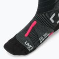 Șosete de schi pentru bărbați UYN Ski One Merino anthracite/pink 3