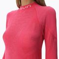 Longsleeve termoactiv pentru femei UYN Elevation Biomorph LS Turtle Neck pink yarrow 5