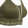 Sutien de antrenament Shock Absorber Ultimate Run Bra Padded khaki 3