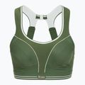 Sutien de antrenament Shock Absorber Ultimate Run Bra greyish green