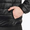 EA7 Emporio Armani Emporio Armani Train Core ID Down Light Hoodie cu glugă cu logo negru/auriu pentru bărbați 4